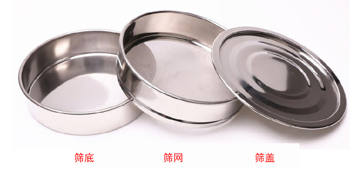 篩底，篩網，篩蓋展示圖